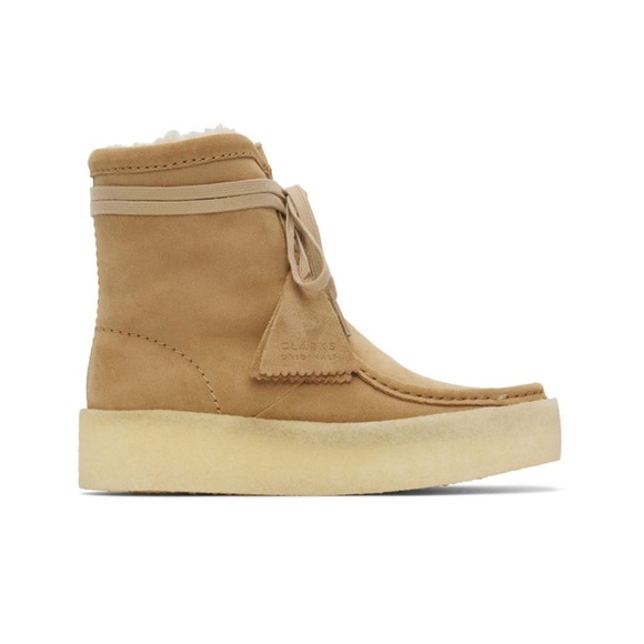 CLARKS - WALLABEECUP HI. Light tan suede. NWT. US: 7 1/2 M. EU: 38 - Picture 8 of 8